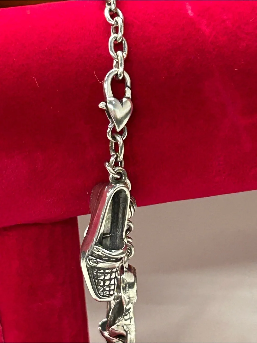 Brighton shoe charm bracelet